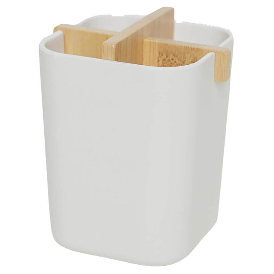 Ninebendstreams Bamboo-Toothbrush Holders-Multifunctional-Electric Toothbrush-Storage Box-Natural Tough-Toothpaste-Holder Suitable for Bathroom Countertops, Sink, etc.